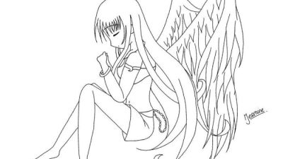 Anime Coloring Pages Angel A Comprehensive Guide