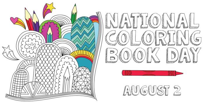 National coloring book day