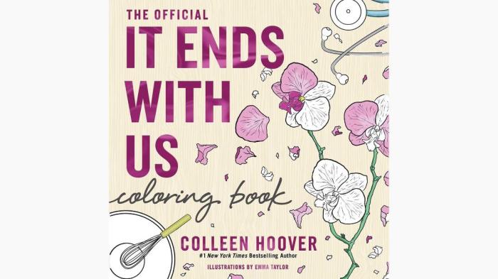 Colleen hoover coloring book