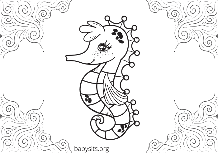 Coloring sheets sea animals