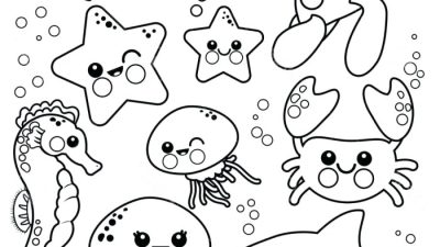 Cute Sea Animal Coloring Pages A Deep Dive