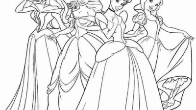 Princess coloring book free