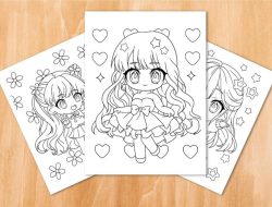 Chibi Anime Coloring Pages A Fun Guide