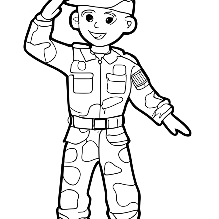 Anime army coloring pages