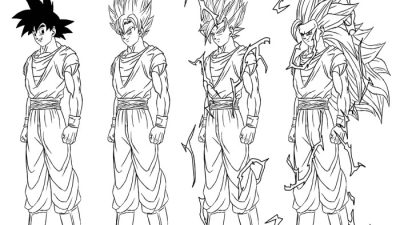 Dragon ball z coloring book