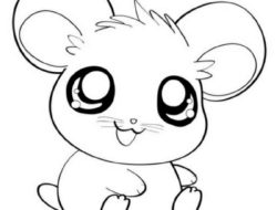 Coloring Pages for Kids Animals Cute Print