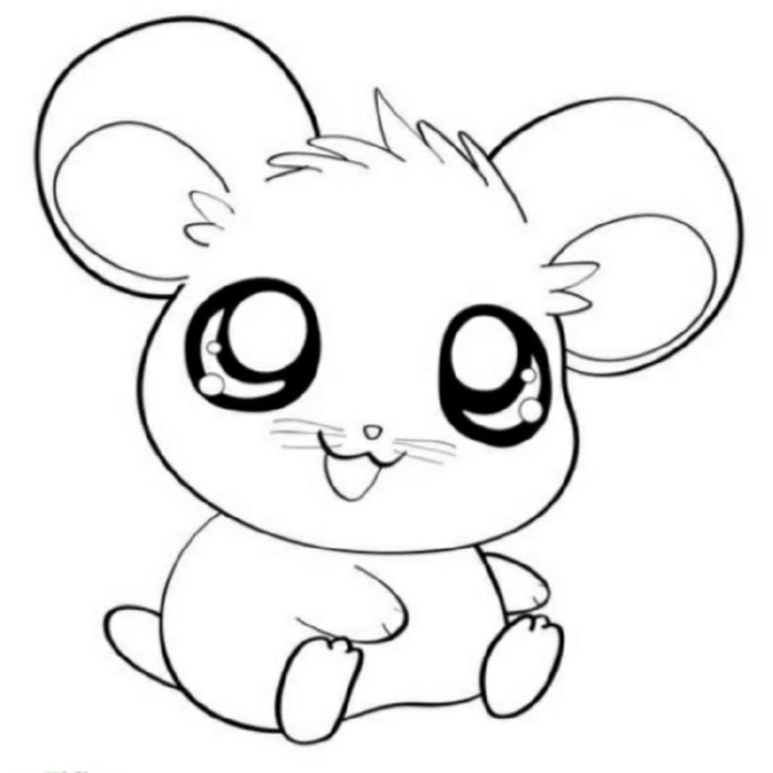 Coloring pages for kids animals cute print