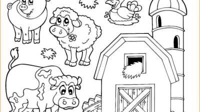 Farm Animals Coloring Book PDF Fun for Little Ones