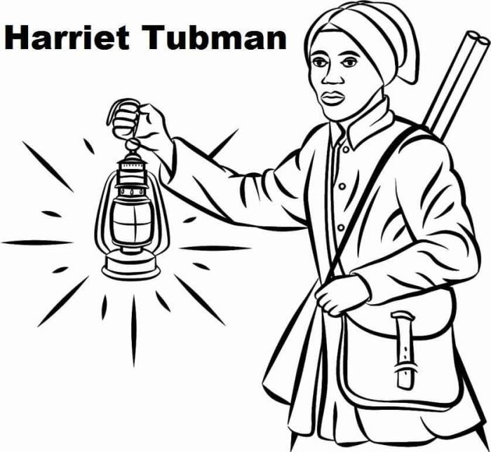 Harriet tubman coloring book