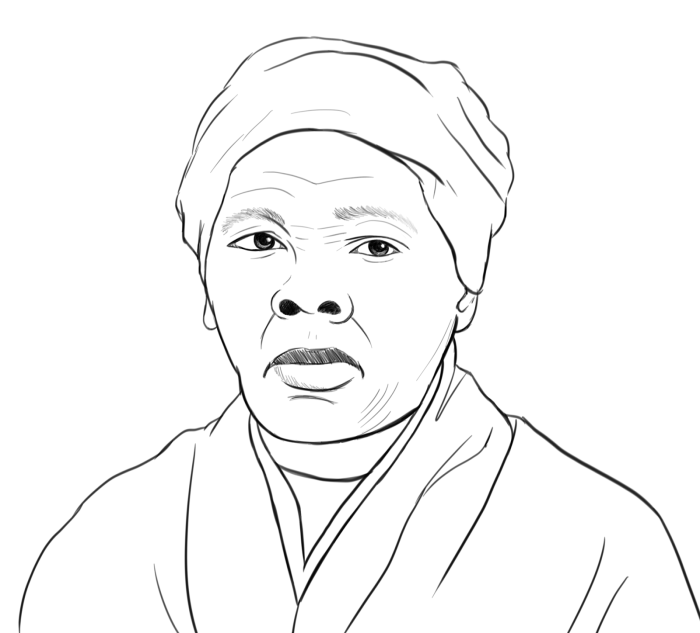 Harriet tubman coloring book