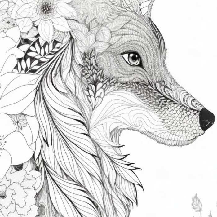 Cute hard animal coloring pages