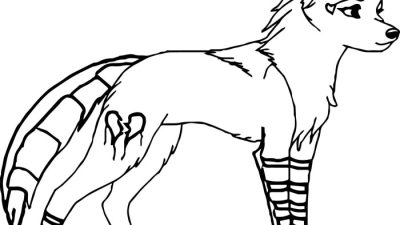 Anime coloring pages chibi fox