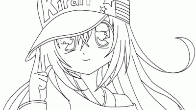 Anime coloring pages online free