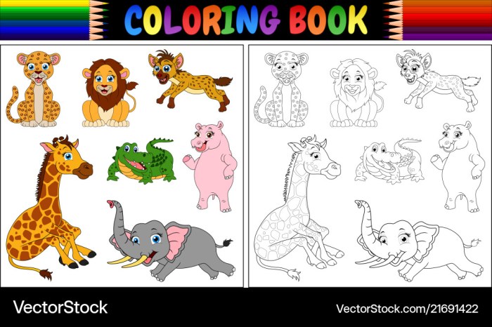 Coloring book pdf animals