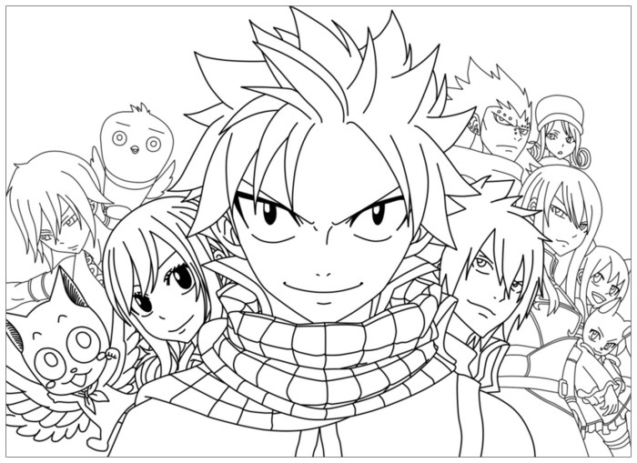 Anime fariytale coloring pages