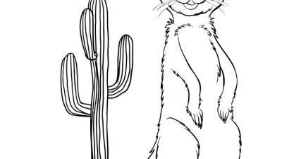 Desert Animals Coloring Page Free Fun & Educational