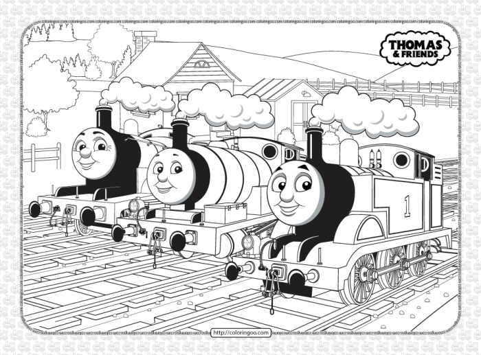 Thomas & friends coloring book