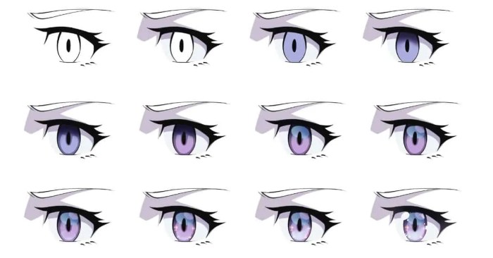 Anime eye coloring tutorial using colored pencils