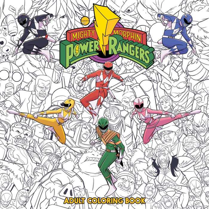 Power rangers coloring book