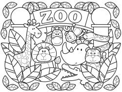 Animal Coloring Pages Free for Kids