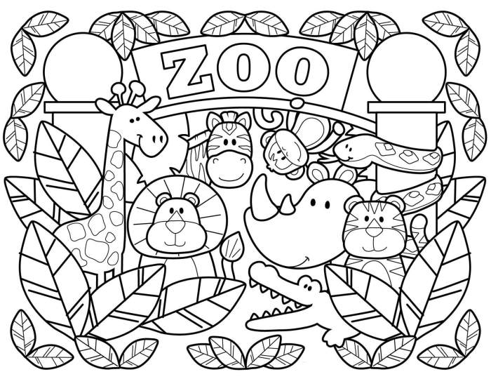 Animal coloring pages free for kids