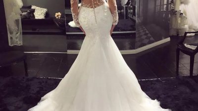 Dress tail mermaid gown