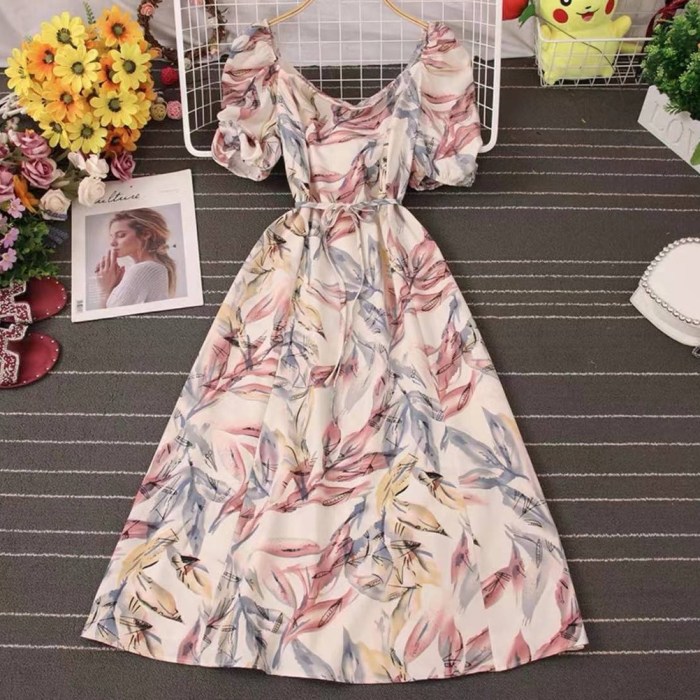 Midi floral dress for wedding