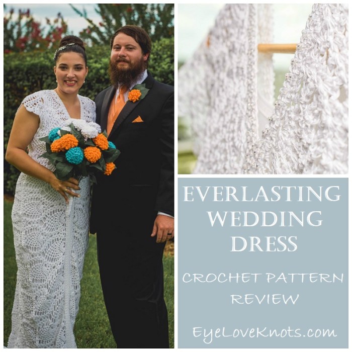 Crochet pattern wedding dress