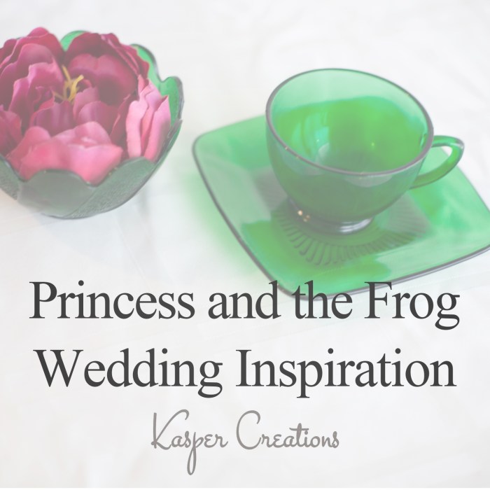 Princess frog wedding dress