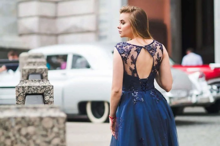 Long navy blue dresses for wedding