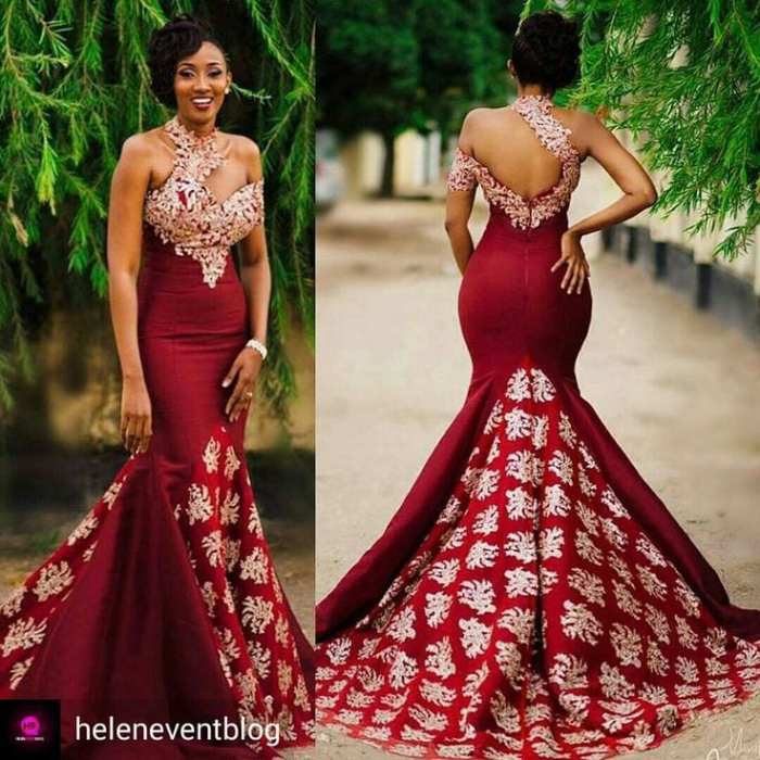 Elegant african dresses for weddings