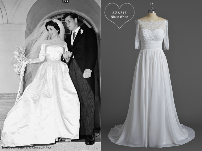 Elizabeth taylor wedding dress