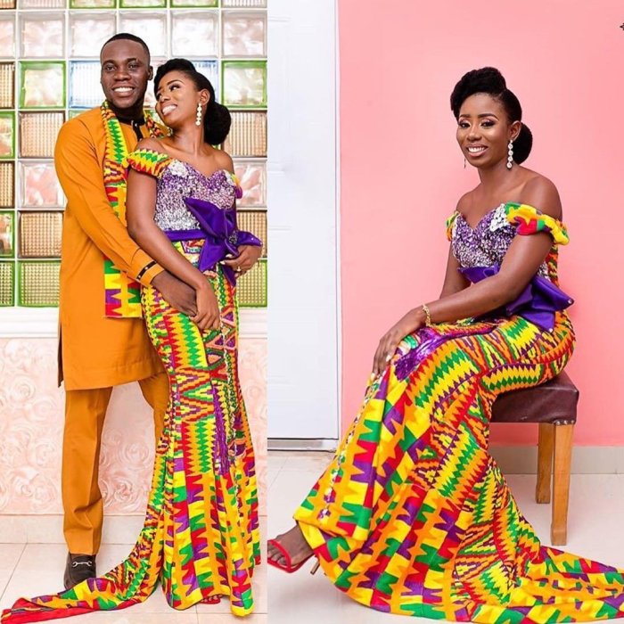 Elegant african dresses for weddings