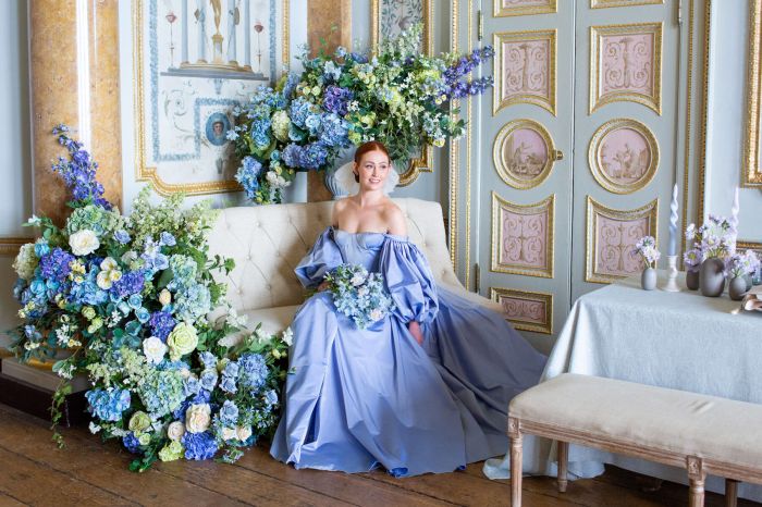 Something blue dresses wedding