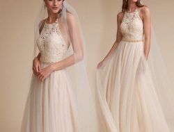 Wedding Dress Lace Halter Neck A Timeless Elegance