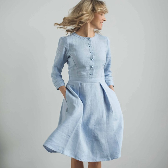 Linen dresses for wedding guest