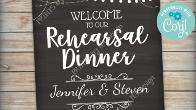 Wedding Dress Rehearsal Dinner Planning