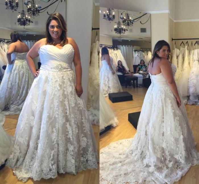 Used plus size wedding dresses