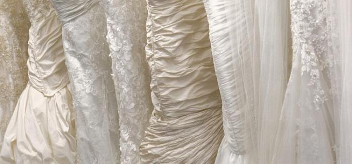 Wedding dress fabric types