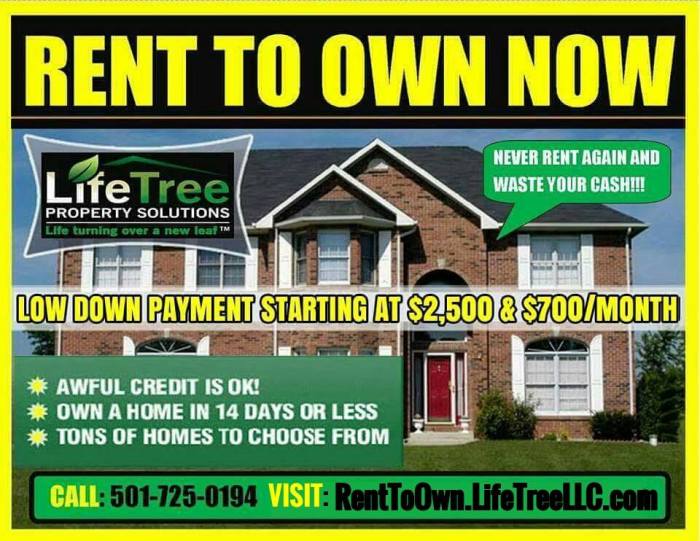 Rent to own houses