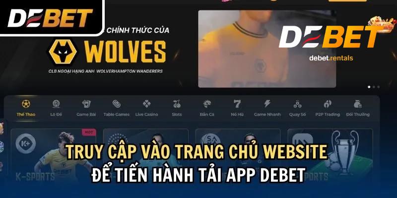 Cách tải App Debet